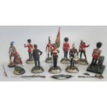 A box containing a small quantity of Stadden soldiers, to include: guardsmen, corporal,