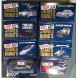 A collection of eight Corgi vehicles relating to James Bond, comprising: Casino Royale,