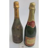 Two bottles of Ellner Champagne.
