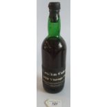 A bottle of Serafim Cabral 1970 Vintage Port.