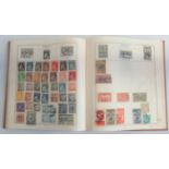 The Strand stamp album, containing a quantity of British and all world stamps.