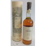 A bottle of 14 year old Oban Single Malt Scotch Whisky, 70cl, 43% vol.