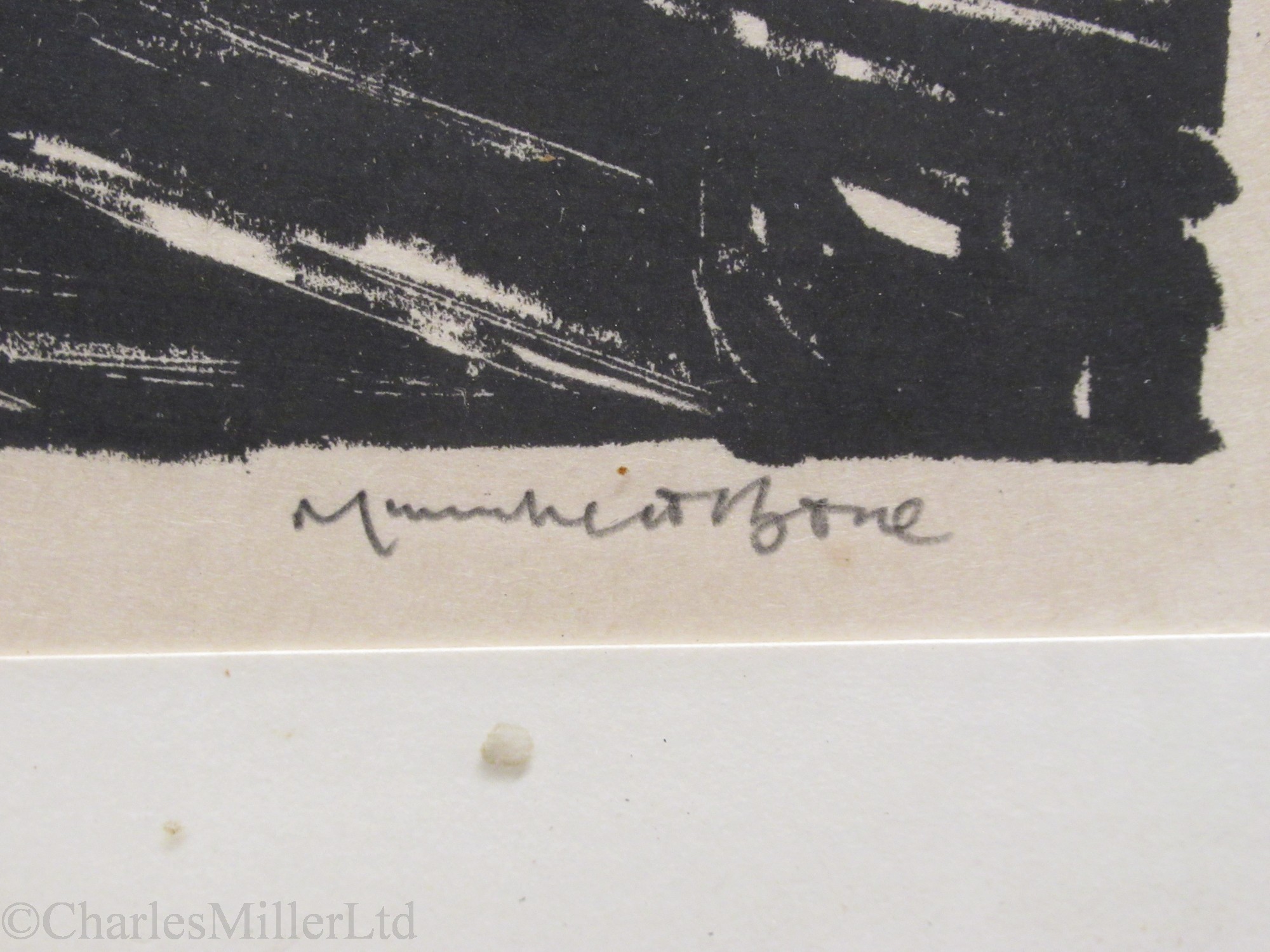 δ MUIRHEAD BONE (BRITISH, 1876-1953) Shipbuilding: A pair of lithographs, signed in pencil - Image 5 of 7