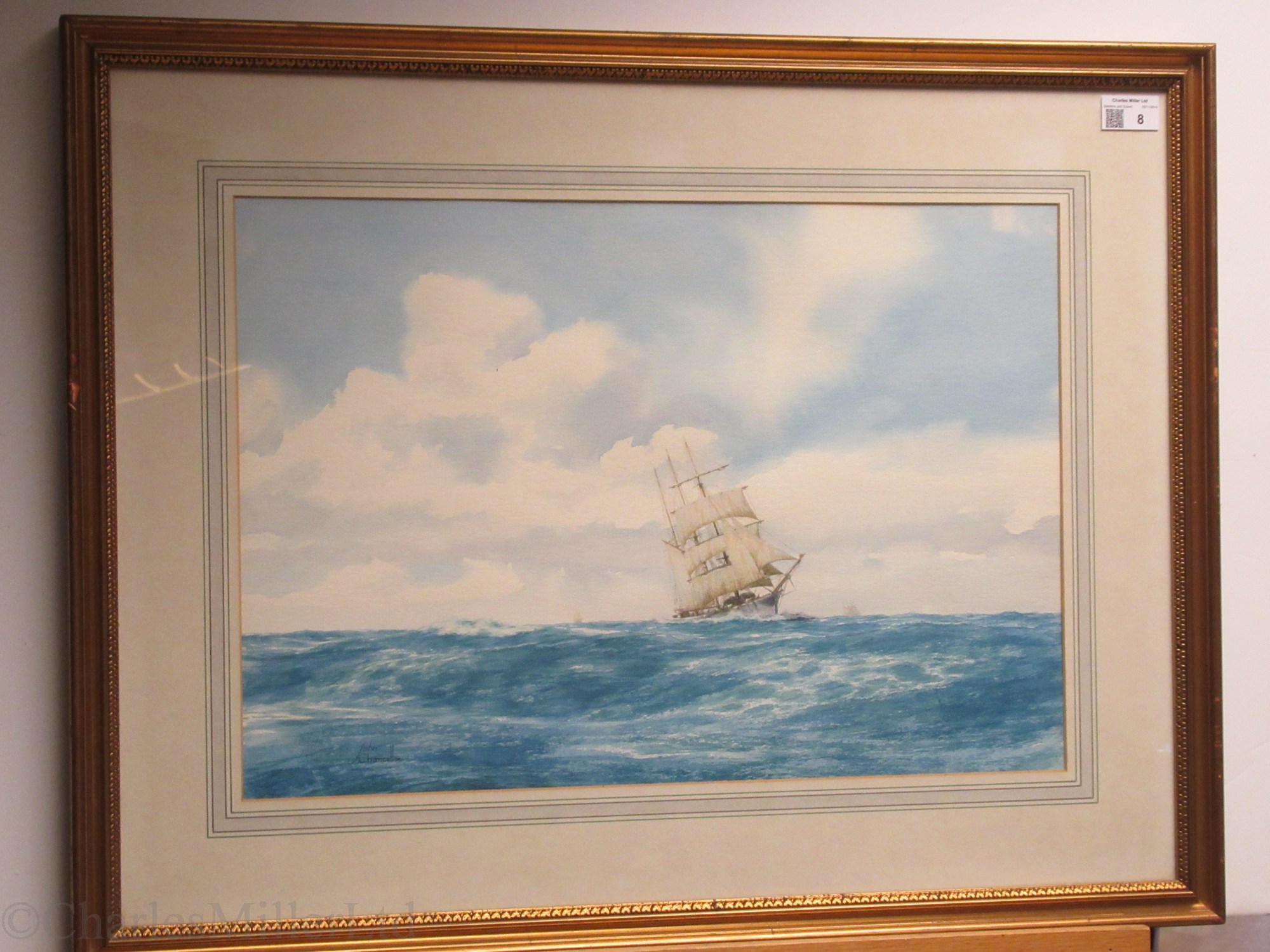 δ JOHN CHANCELLOR (1925-1984) A clipper under sail - Image 2 of 5