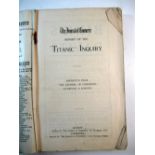 TITANIC INQUIRY REPORT, 1912