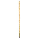 Ø A 19TH CENTURY GOLD-MOUNTED NARWHAL TUSK WALKING STICK