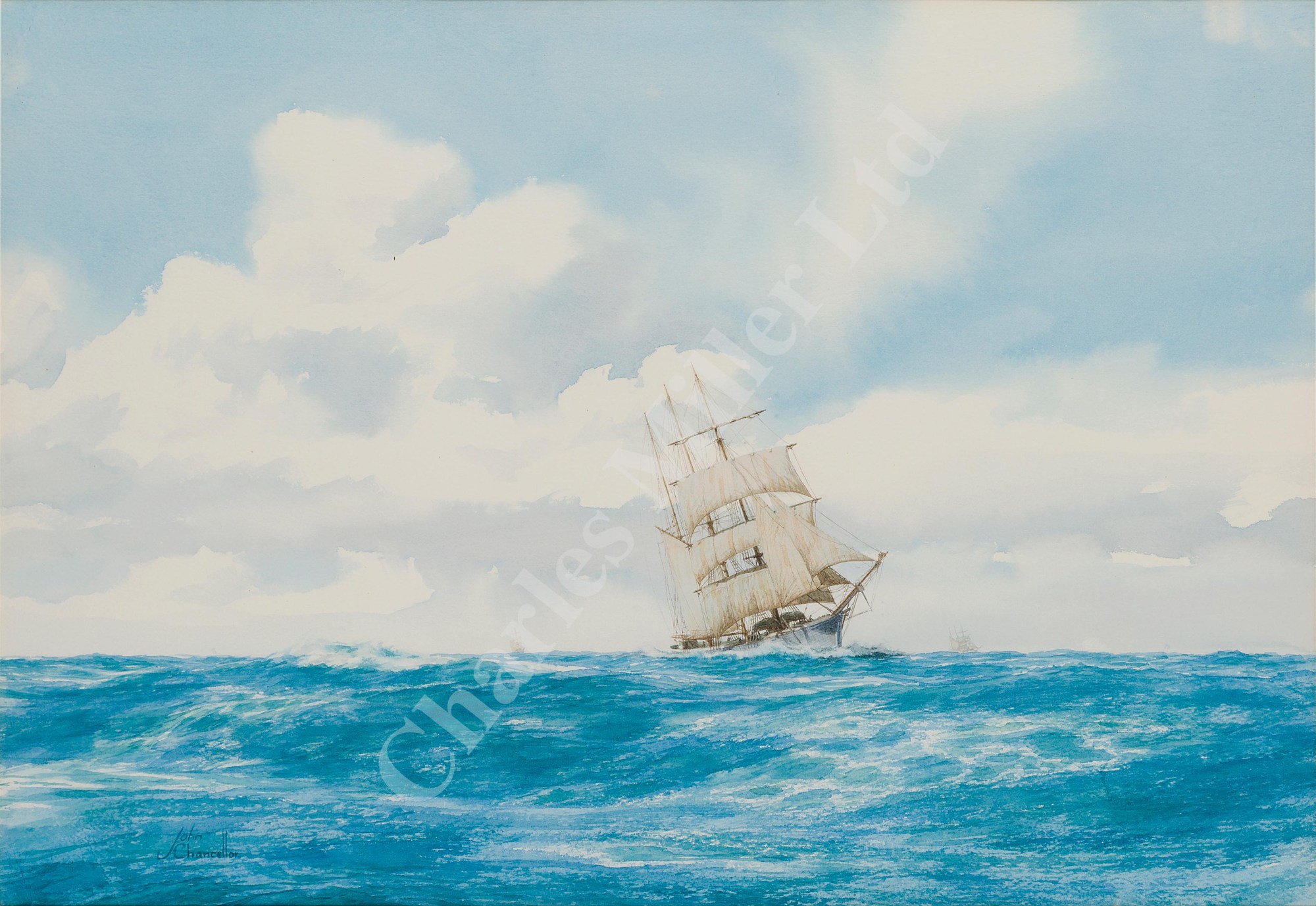 δ JOHN CHANCELLOR (1925-1984) A clipper under sail