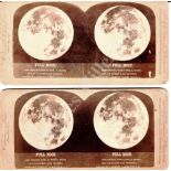 A LUNAR STEREOCARD BY C. BIERSTADT, NIAGARA FALLS, NY, PROBABLY CIRCA 1890; and another similar