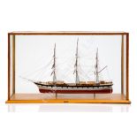 A STATIC DISPLAY MODEL FOR THE S.V. MAIN, ORIGINALLY BUILT BY RUSSELL OF GREENOCK FOR J. NOURSE 1884