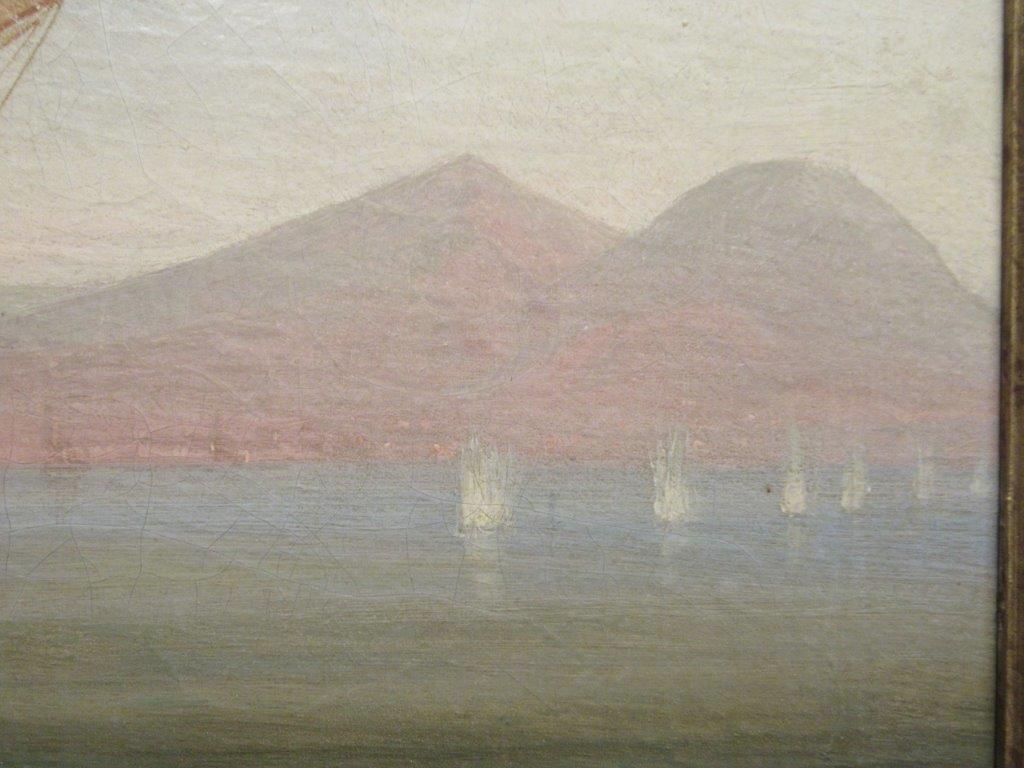 TOMMASO DE SIMONE (ITALIAN, c1805-1888): H.M.S. 'James Watt' at gunnery practice in the Bay of - Image 5 of 8