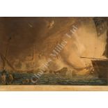 THREE 18TH CENTURY PRINTS OF THE BATTLE OF THE NILE BY ROBERT DODD