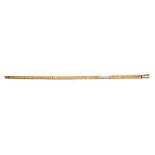 Ø AN HISTORICALLY INTERESTING WHALE BONE CONDUCTOR'S BATON FOR THE ROYAL ENGINEERS, CIRCA 1880