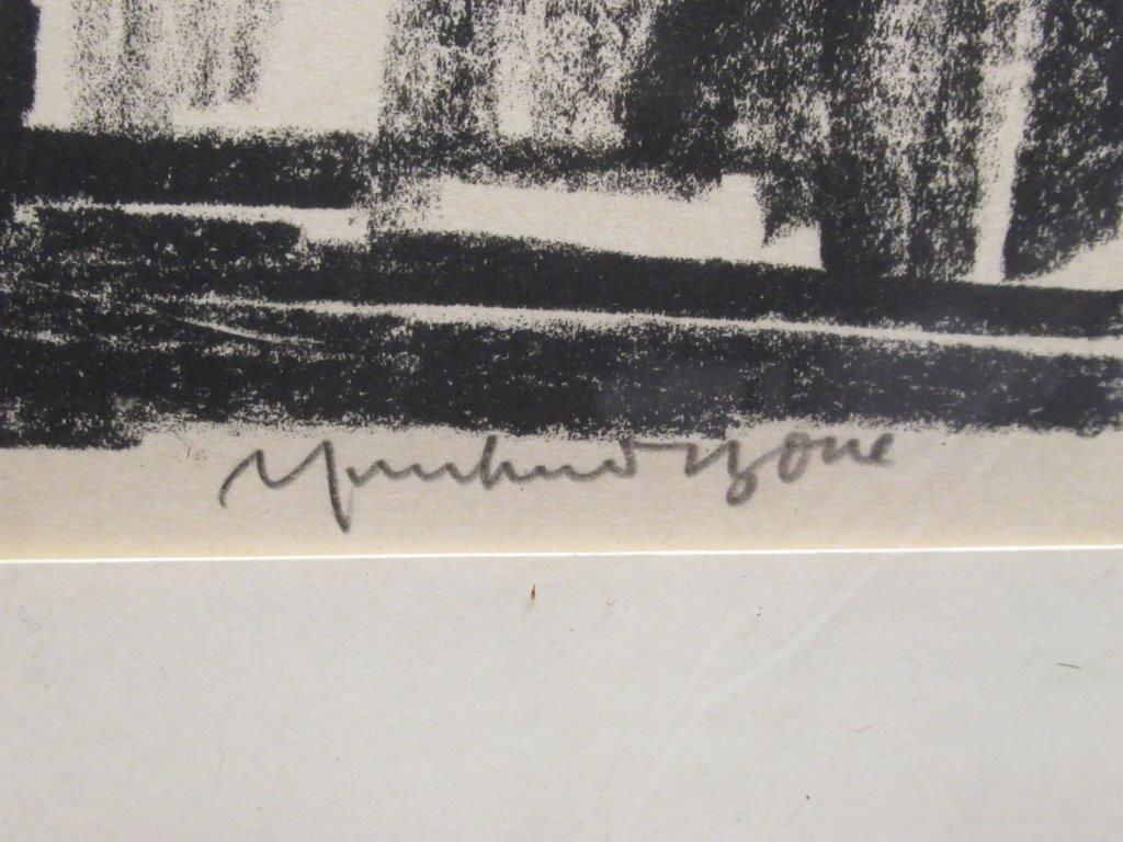 δ MUIRHEAD BONE (BRITISH, 1876-1953) Shipbuilding: A pair of lithographs, signed in pencil - Image 4 of 7