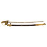 A 19TH CENTURY P&O LINE OFFICER'S DRESS SWORD