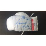 Lennox Lewis signed McGurk boxing glove. Lennox Claudius Lewis, CM, CBE (born 2 September 1965) is a