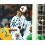 Alfie Mawson Signed England 8x10 Photo. Good Condition. All signed pieces come with a Certificate of