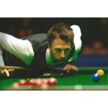 Judd Trump Signed Snooker 8x12 Photo. Good Condition. All signed pieces come with a Certificate of