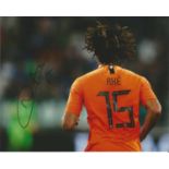 Nathan Ake Signed Holland 8x10 Photo. Good Condition. All signed pieces come with a Certificate of