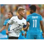 Max Meyer Signed Germany 8x10 Photo. Good Condition. All signed pieces come with a Certificate of