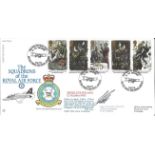Sherlock Holmes 1993 official RAF FDC15 cover. The Squadrons of the Royal Air Force signed by Wing
