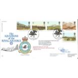 The Prince of Wales 1994 official RAF FDC18 cover. The Squadrons of the Royal Air Force signed by