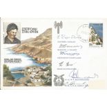 RAF Escaping society FDC Escape from Crete. Cancelled Chania, Crete, 12 Sept. 1977. Signed Flt. /Lt.