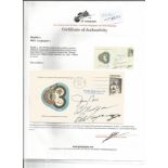 Skylab 4 Astronauts Jerry Carr, Ed Gibson, Bill Pogue signed 1973 US Skylab FDC with Houston CDS