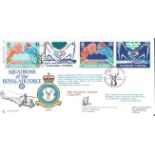 The Channel Tunnel 1994 official RAF FDC20 cover. The Squadrons of the Royal Air Force signed by