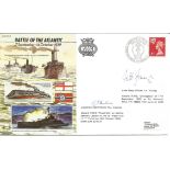 Battle of the Atlantic official double signed Royal Air Force cover JS/50/39/2. Signed by Chief