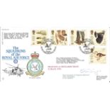 Wildfowl & Wetlands Trust 1996 official RAF FDC36 cover. The Squadrons of the Royal Air Force signed