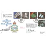 Cinema 1996 official RAF FDC37 cover. The Squadrons of the Royal Air Force signed by Wing