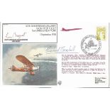 Concorde flown FDC 50th Anniversary of the first nonstop flight from Paris to New York 1st September