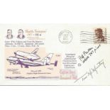 Fitz Fulton and Tom McMurty NASA test pilots signed 1977, shuttle Enterprise Approach FDC. Good