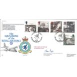 The Age of Steam 1994 official RAF FDC17 cover. The Squadrons of the Royal Air Force signed by