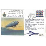 Concorde flown FDC 50th Anniversary of the first Airship crossing of the Atlantic and the first