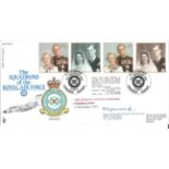 The Queens's Golden Wedding 1997 official RAF FDC51 cover. The Squadrons of the Royal Air Force