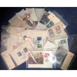 Third Reich postal history collection of 15 covers, cards all with unusual stamps and postmarks from