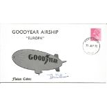 Historical Aviation Flown cover Goodyear Airship ‘Europa’ Flown Cover, cancelled Westerham, Kent, 11