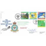 The Green Issue 1992 official RAF FDC5 cover. The Squadrons of the Royal Air Force signed by Wing