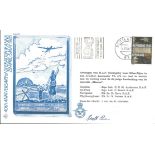 World War Two flown cover (RAFAC 17) 40th Anniversary Operation Manna 29th April 5th May 1985 signed