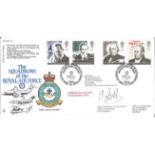 Communications 1995 official RAF FDC32 cover. The Squadrons of the Royal Air Force signed by Wing