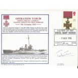 Royal Navy FDC R. N. Marriot Cover. RNCC Group Series Six No. 56. ‘Operation Torch’ North African