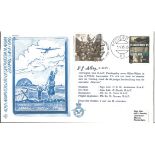 World War Two flown cover (RAFAC17) 40th Anniversary Operation Manna 29th April -5th May 1985 signed