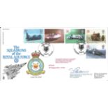 Speed 1998 official RAF FDC61 cover. The Squadrons of the Royal Navy signed by Wing Commander S.