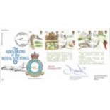 Swans 1993 official RAF FDC8 cover. The Squadrons of the Royal Air Force signed by Wing Commander D.