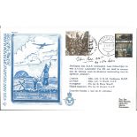 World War Two flown cover (RAFAC17) 40th Anniversary Operation Manna 29th April -5th May 1985 signed