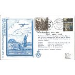 World War Two flown cover (RAFAC17)40th Anniversary Operation Manna 29th April 5th May 1985 signed