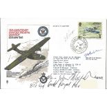 Fleet Air Arm cover signed by Lt. -Cdr. D. E. Loop (Flown cover, Nimrod XV 239, Pilot signed) and