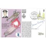 Aviation FDC. 65th Anniversary of Flt. Sub. -Lt. R. A. J. Warnfords Victoria Cross, 7th June 1915.