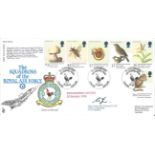 Endangered Species 1998 official RAF FDC53 cover. The Squadrons of the Royal Air Force signed by